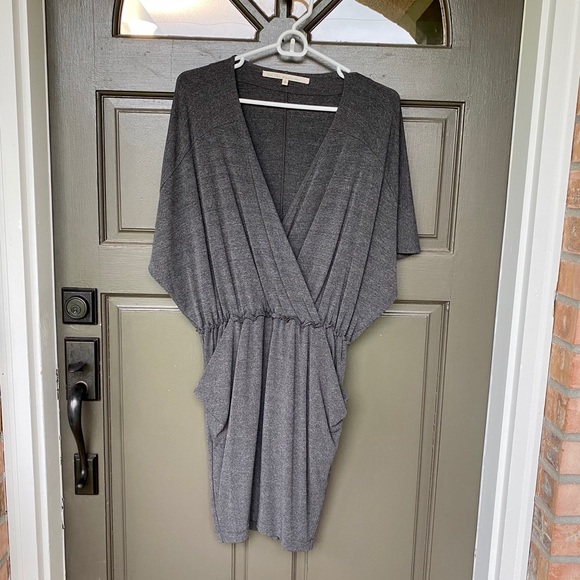Rachel Roy 24 Hour Wrap Dress (Gray) - Picture 2 of 8